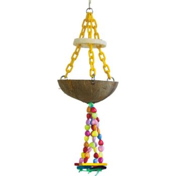  Vanpet Cocoshell Natural Bird Toy 45.2x10cm-BTLB00199 