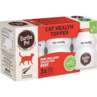Earthz Pet New Zealand Grass Fed Beef Health Topper for Cats