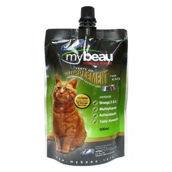  My Beau Tasty Oil Supplement for Cat, 300 ml 