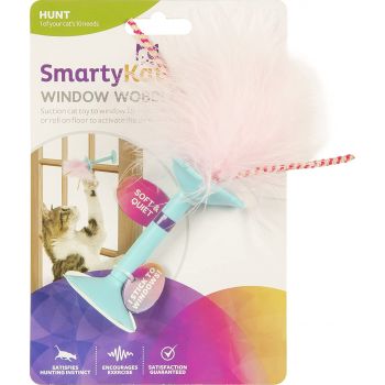  SmartyKat® Window Wobbler Flower Suction Cup Cat Toys 