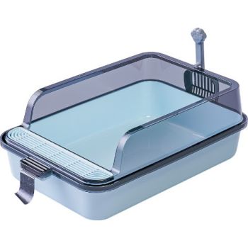  Pado Cat Litter Tray With Scoop M(53x34x20cm)-Blue 