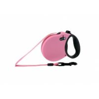 Adventure retractable leash, 5 m - Medium - Pink