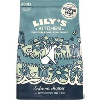  Lily's Kitchen Salmon Supper Adult Dog Dry Food - 1KG 