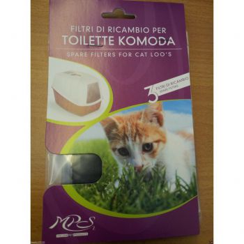  Carbon Filters for Komoda Cat Litter Tray 