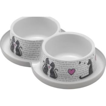  Moderna Double Trendy Dinner 2x350 ml (H136) Color - White 