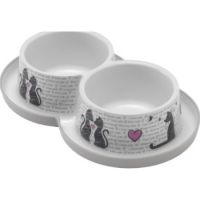 Moderna Double Trendy Dinner 2x350 ml (H136) Color - White