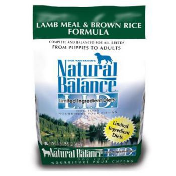  Natural Balance Lamb Meal & Brown Rice Dry Dog Formula 
