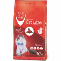 Van Cat White Clumping Bentonite Cat Litter Unscented 10Kg