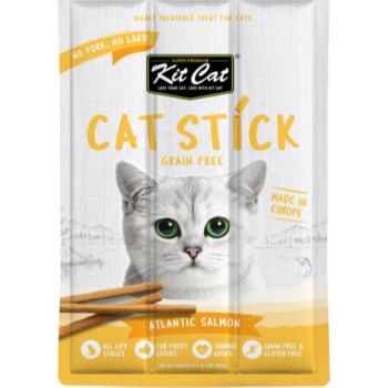  Kit Cat Grain Free Cat Stick Treats  Atlantic Salmon 15g 