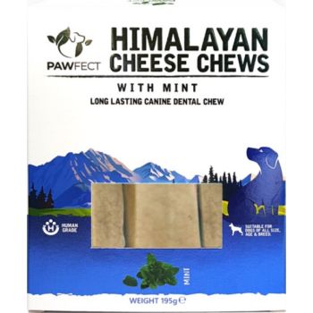  Pawfect Himalayan Cheese Dog Chew Bar With Mint 195g (3x 65g) 