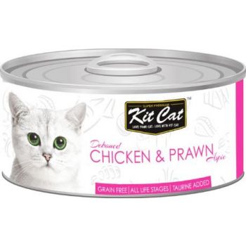  Kit Cat Wet Food Chicken & Prawn 80g 