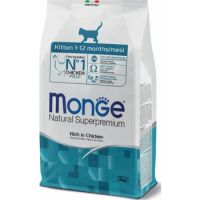 Monge Natural Superpremium Kitten Rich in Chicken 1.5kg (8 pcs left)