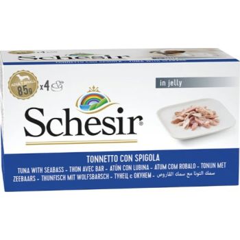  Schesir Dog Wet Food-Tuna With Seabass 340g 