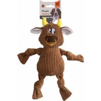 FOFOS Fluffy Cow Dog Toys