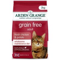 Arden Grange Grain Free Adult Fresh Chicken & Potato Dry Cat Food 2kg