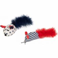 Nautical 2 Pack Mouse with Feather