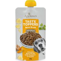 Applaws Taste Toppers Chicken Bone Broth with Turmeric & Parsley Wet Dog Food Pouch 200g