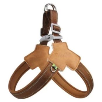  Saas Pet Triangle Harness Medium Brown 46-56cm 