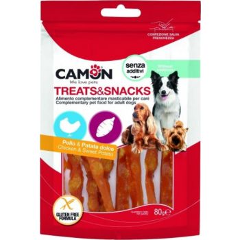  Camon Chicken & Sweet Potato Stick (80G)-14Pcs 