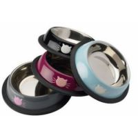 Gamelle Bicolore Tete de Chat - Pink Color