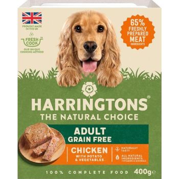  Harringtons Chicken Grain Free Adult Wet Dog Food 400g 