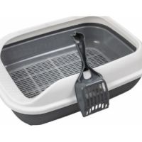 Pado Cat Litter Tray With Mesh Net MIX COLOR - 49 x 36 x 17 cm
