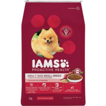  IAMS Proactive Health  Adult Dog Small Breed Dry  Dog Food - CHICKEN/1.5KG 