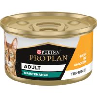 PRO PLAN ADULT MAINTENANCE WET CAT FOOD TERRINE RICH IN CHICKEN 85G