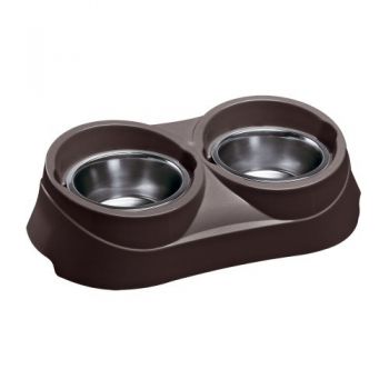  DUO FEED BOWL (DOUBLE) WITH STAND XL 