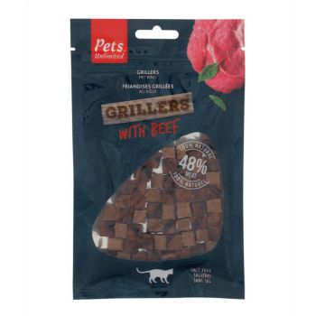  Pets Unlimited Grillers with Beef Cat Treats - 50G 