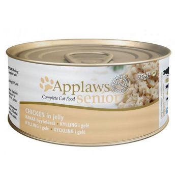  Applaws Cat Wet Food Senior Chicken Jelly 70g Tin 