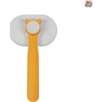 Pet Self Cleaning Comb 18x10x2.5cm Yellow