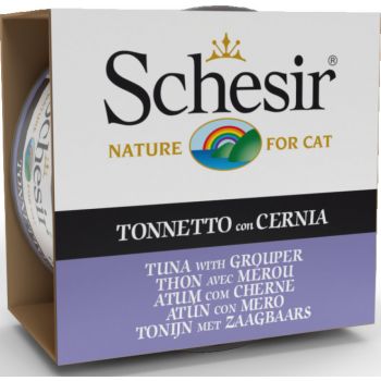  Schesir Cat Wet Food-Tuna With Grouper 85g 