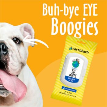  Earthbath Hypoallergenic Eye Wipes (Witch Hazel & Aloe) – 30 Wipes 
