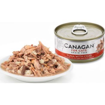  Canagan Tuna with Crab Cat Tin Wet Food 75G 