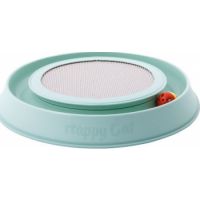 Georplast Happy Cat Cardboard Scratcher + Toy Green