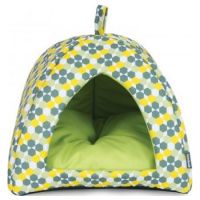 EMPETS HOUSE WITH CUSHION 43X43X35h (I02M)Mix pink,Mix blue and mix green color only