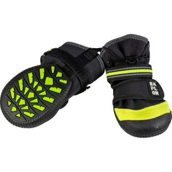  Duvo+ Gear Dog Shoes 4St - L - 7.6X9.8cm Black 