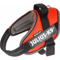 IDC POWAIR DOG HARNESS - ORANGE / SIZE SMALL