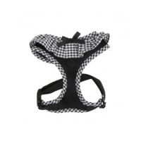PUPPIA VIVIEN HARNESS A BLACK L Neck 13.5" Chest 20-29"