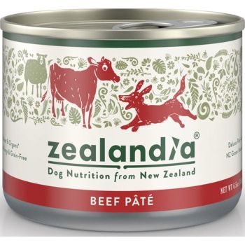  Zealandia Delux Beef Pate Adult Dog Canned Food - 185 g 