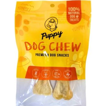  Puppy Pressed Bone 4" 2Pcs 60g 