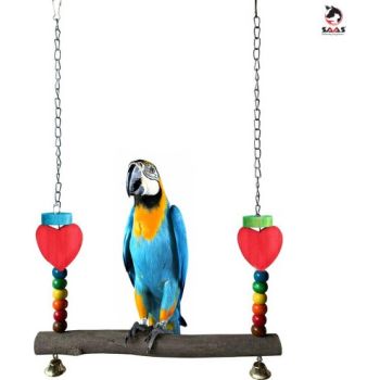  Saas Parrots Wooden Swing Toy 31x45cm 