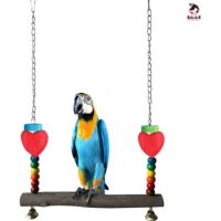 Saas Parrots Wooden Swing Toy 31x45cm