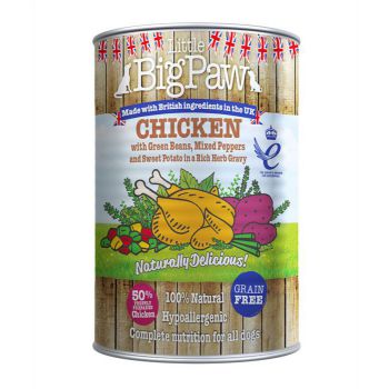  Little Big Paw Dog Chicken 390g Tin 