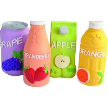  Camon Latex Fruit Juice Mix TToys With Wadding And Squeaker 1pcs 