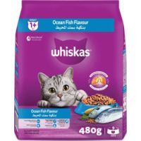 Whiskas Adult Ocean Fish Dry Cat Food - 480G