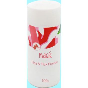  MAGIC FLEA AND TICK DRY POWDER – 100gm 