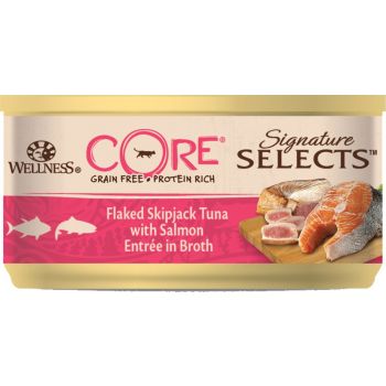  Wellness Core Cat Wet Food Signature Selects Flake Tuna & Salmon, 79g, 