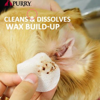  Purry Ear Wipes For Dogs And Cats -100 pcs 